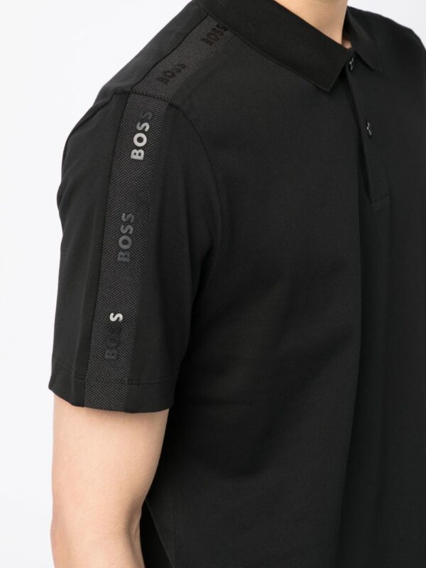 BOSS  logo-sleeve polo shirt - Image 5