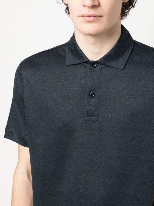 BOSS  linen-flax polo shirt - Image 4