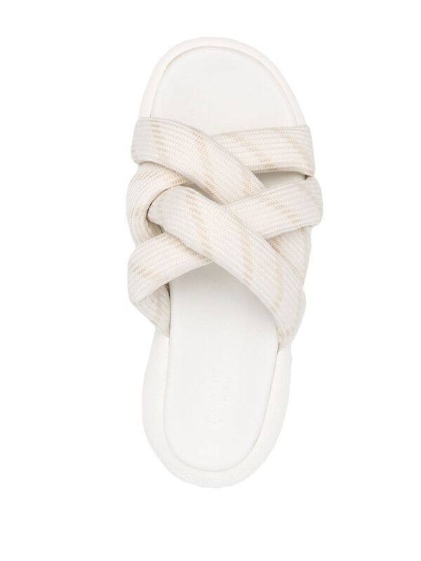 Moncler crossover-strap slides - Image 4