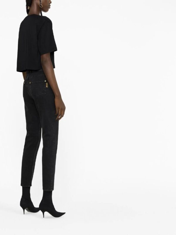 Balmain  logo-print cropped top - Image 3