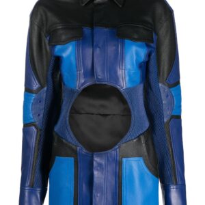 Off-White motorcycle hole mini dress