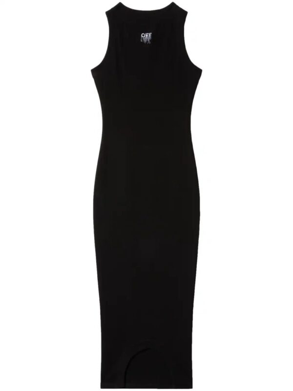 Off-White  ribbed sleeveless dress