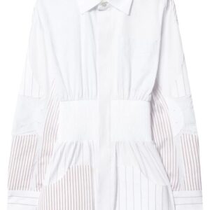 Off-White  Motorcycle long-sleeved shirt dress