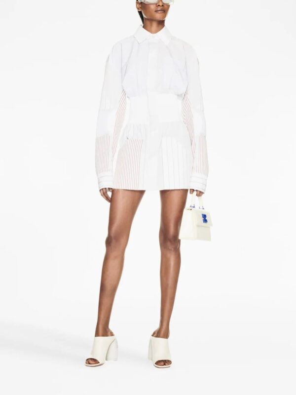 Off-White  Motorcycle long-sleeved shirt dress - Image 2