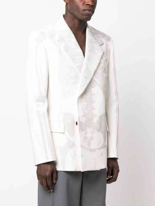Off-White  X-Ray-print double-breasted blazer - Image 3