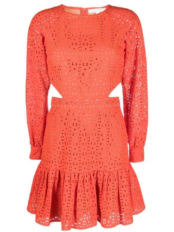 Michael Michael Kors floral eyelet cut-out dress