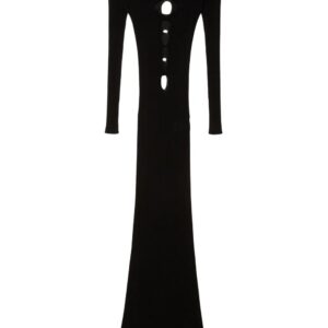 Off-White  cut-out knitted dress
