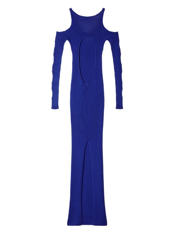 Off-White ribbed cut-out dress - Image 2