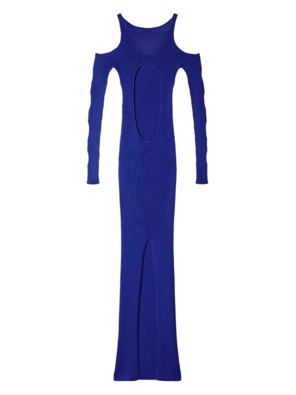 Off-White  ribbed cut-out dress - Image 2