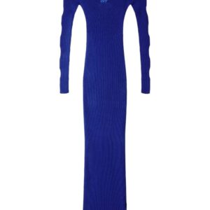 Off-White  ribbed cut-out dress