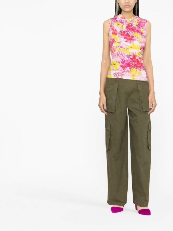 Versace  printed logo top - Image 2