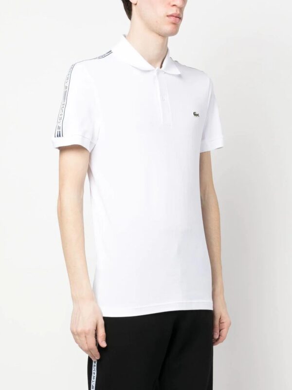 Lacoste  logo-patch short-sleeve polo shirt - Image 2