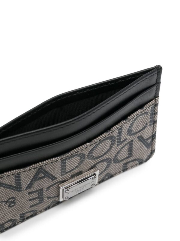 Dolce & Gabbana logo jacquard card holder - Image 3