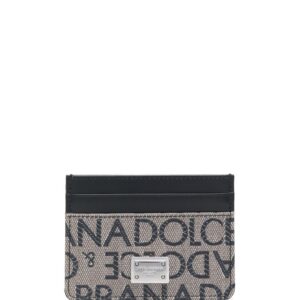 Dolce & Gabbana logo jacquard card holder
