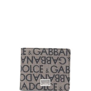 Dolce & Gabbana logo jacquard wallet