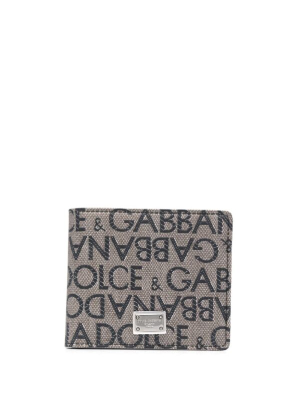 Dolce & Gabbana logo jacquard wallet