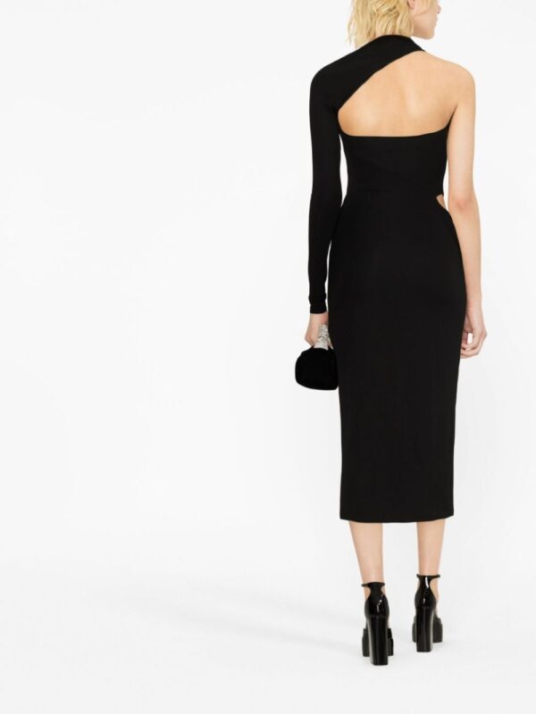 Versace one-shoulder cut-out midi dress - Image 3