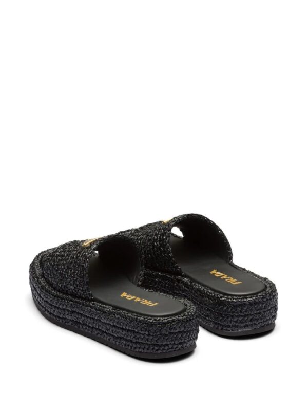 Prada  woven flatform sandals - Image 3