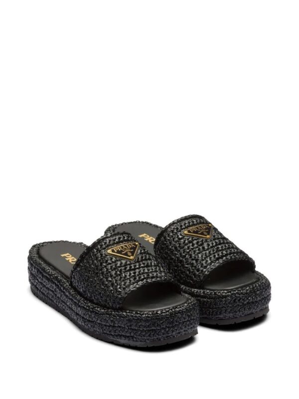Prada  woven flatform sandals - Image 2
