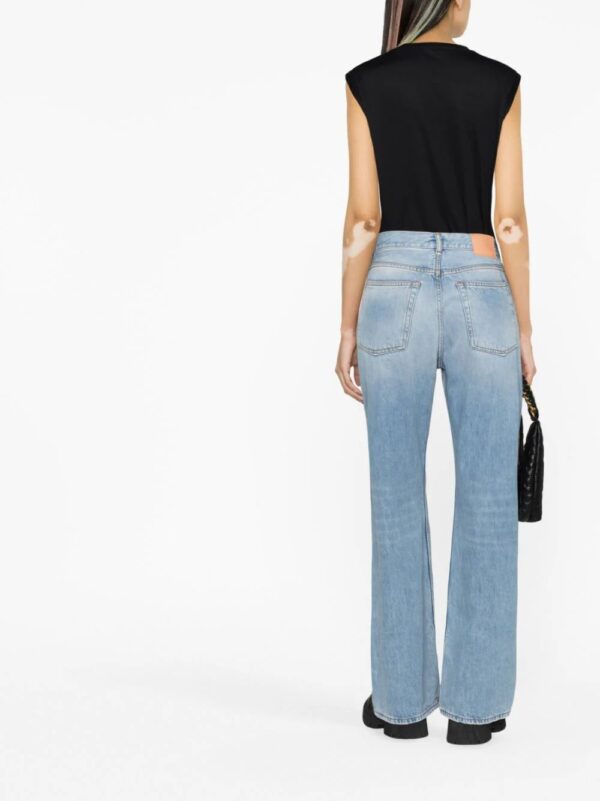 Balmain  logo-print button-embellished top - Image 3