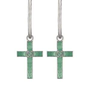 Gucci  Interlocking G enamel cross single earring