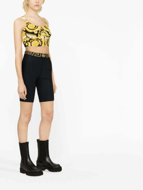 Versace  Barocco print cropped top - Image 3