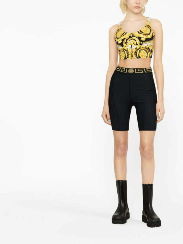 Versace  Barocco print cropped top - Image 2