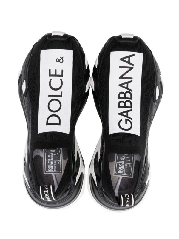 Dolce & Gabbana logo-print panelled sneakers - Image 4