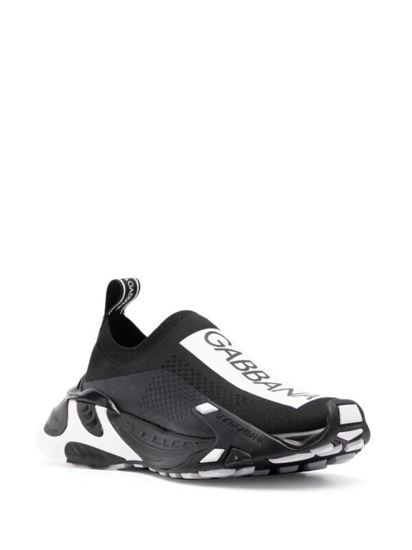 Dolce & Gabbana logo-print panelled sneakers - Image 2