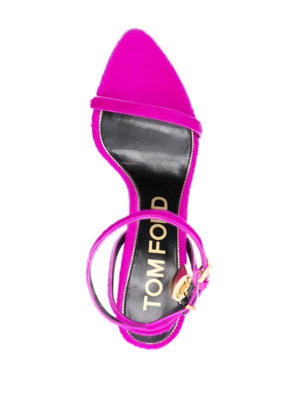 TOM FORD  Padlock 85mm leather sandals - Image 4