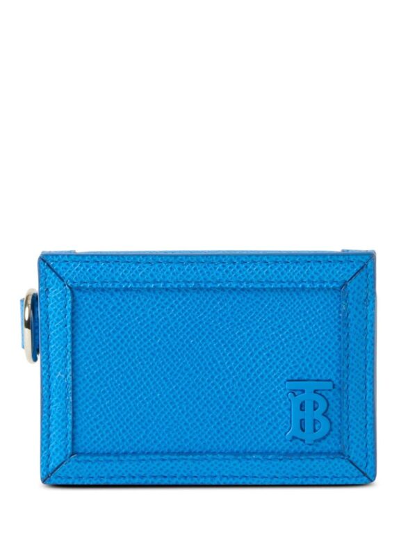 Burberry Grainy Leather TB Card Case Lanyard