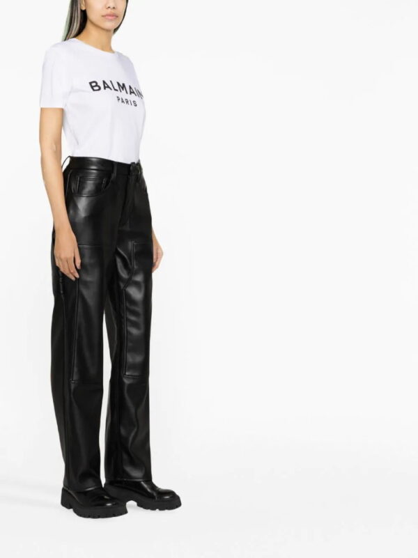 Balmain  logo-print cotton T-shirt - Image 4