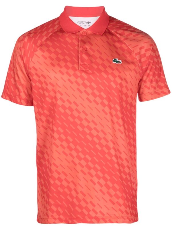 Lacoste  logo-patch polo shirt