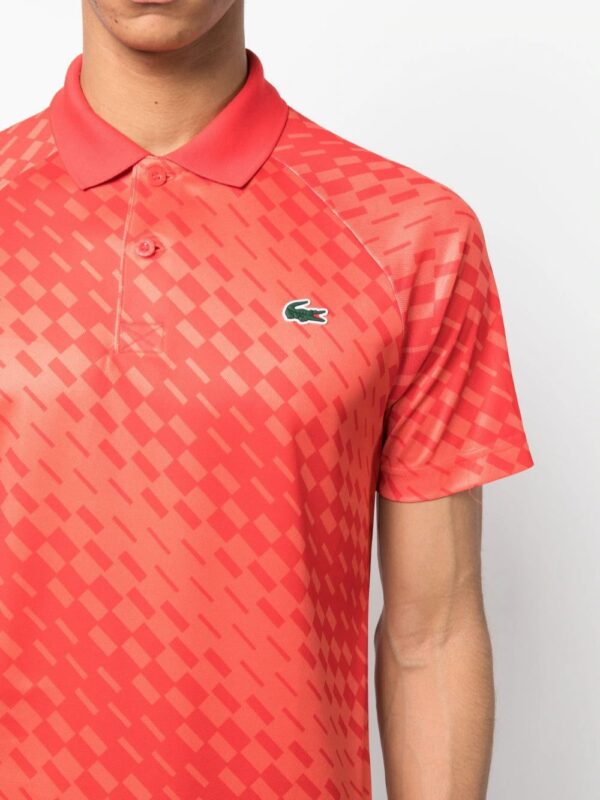 Lacoste  logo-patch polo shirt - Image 4