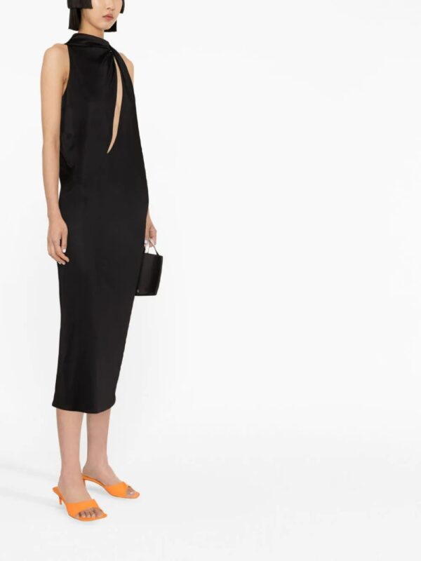 Versace  slashed halterneck midi dress - Image 3