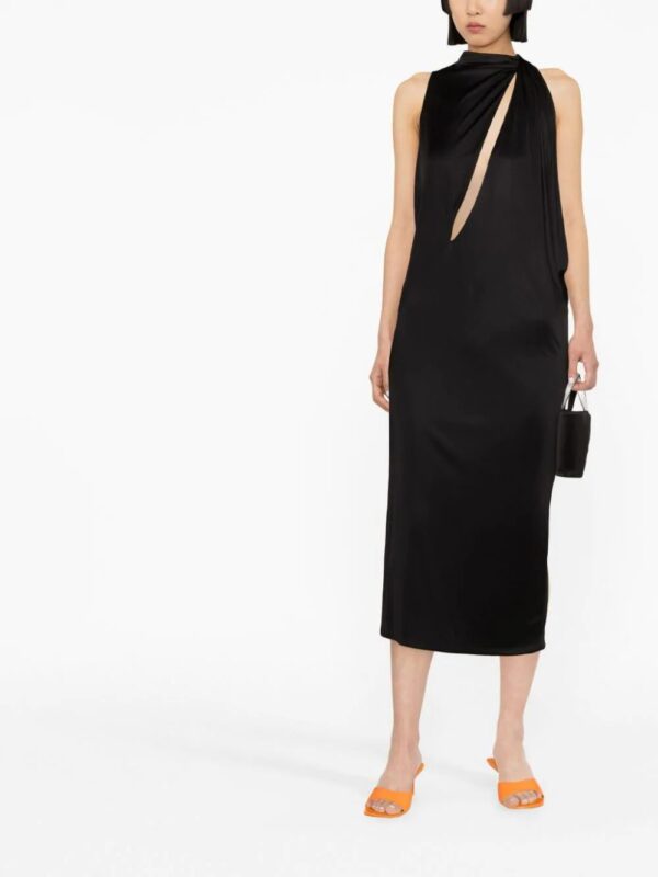 Versace  slashed halterneck midi dress - Image 2