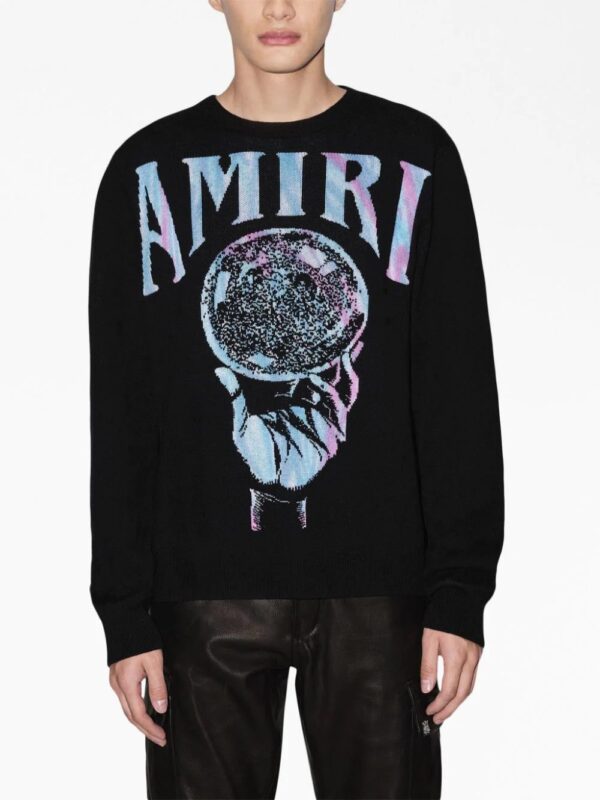 AMIRI  crystal ball print long-sleeve sweatshirt - Image 2