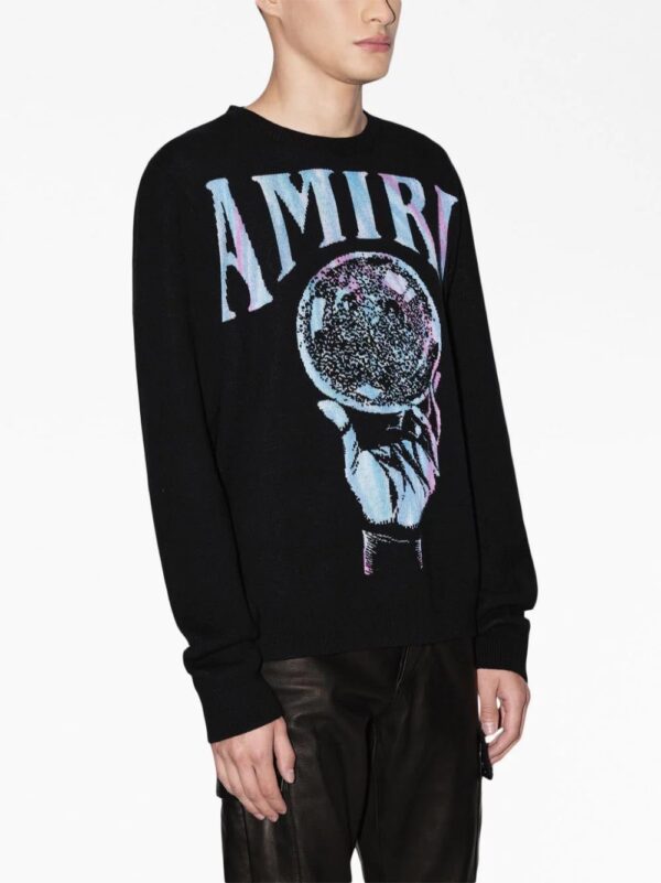 AMIRI  crystal ball print long-sleeve sweatshirt - Image 3