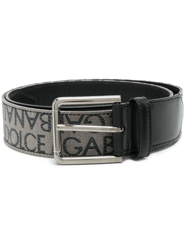 Louis Vuitton logo-embroidered buckle belt