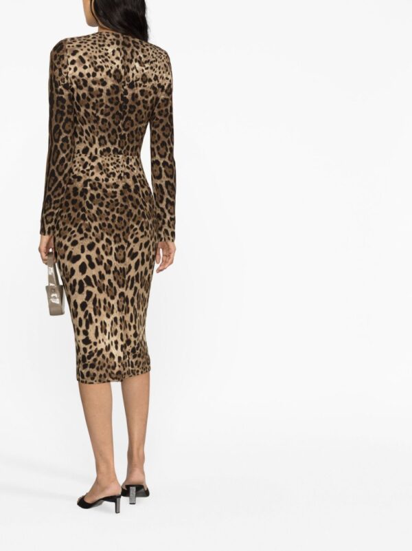 Versace Jeans Couture  V-neck sleeveless minidress - Image 4