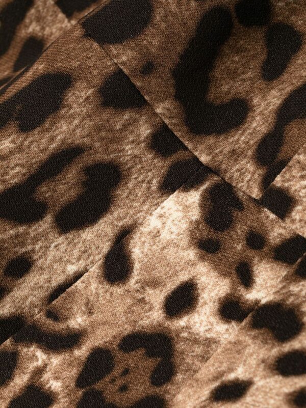 Dolce & Gabbana long-sleeve leopard-print dress - Image 5
