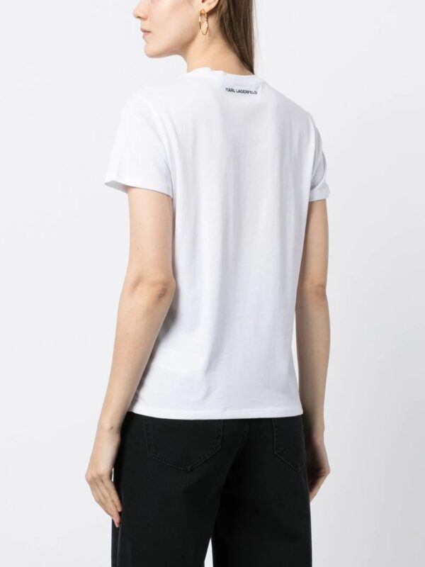 Karl Lagerfeld  cotton logo-print T-shirt - Image 4