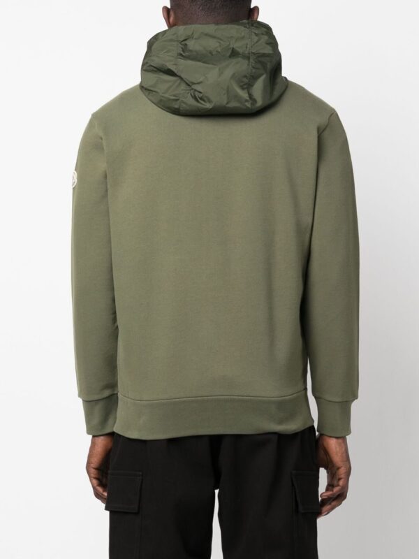 Moncler logo patch zipped hoodie - Image 4