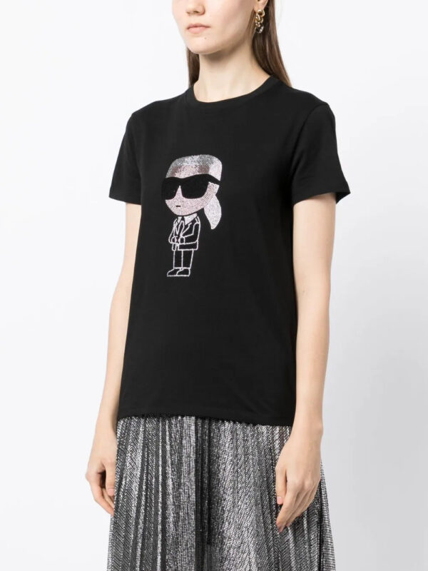 Karl Lagerfeld  Ikonik Karl T-shirt - Image 3