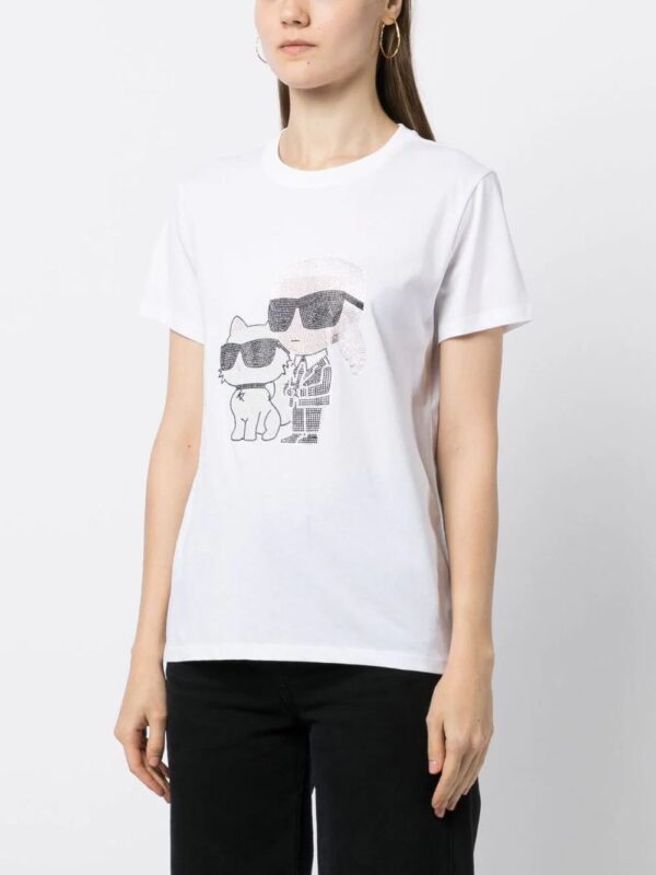 Karl Lagerfeld  Ikonik 2.0 organic cotton T-shirt - Image 3