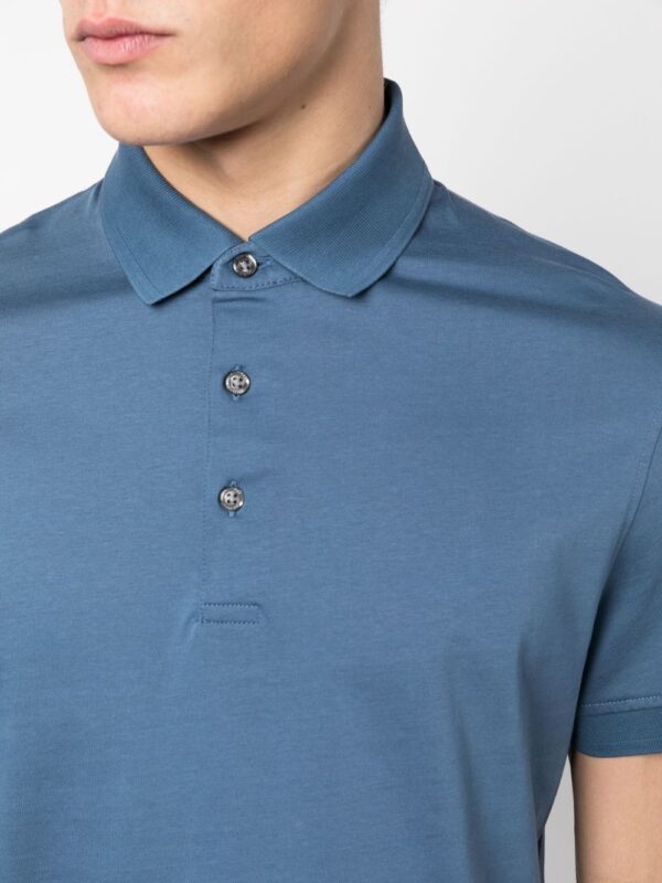 Tommy Hilfiger plain cotton polo shirt - Image 5
