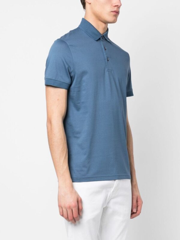 Tommy Hilfiger plain cotton polo shirt - Image 3