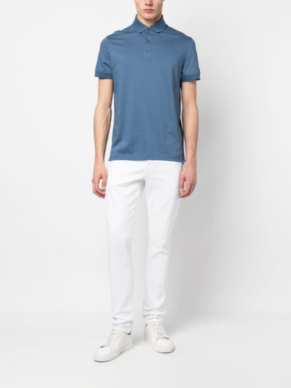 Tommy Hilfiger plain cotton polo shirt - Image 2
