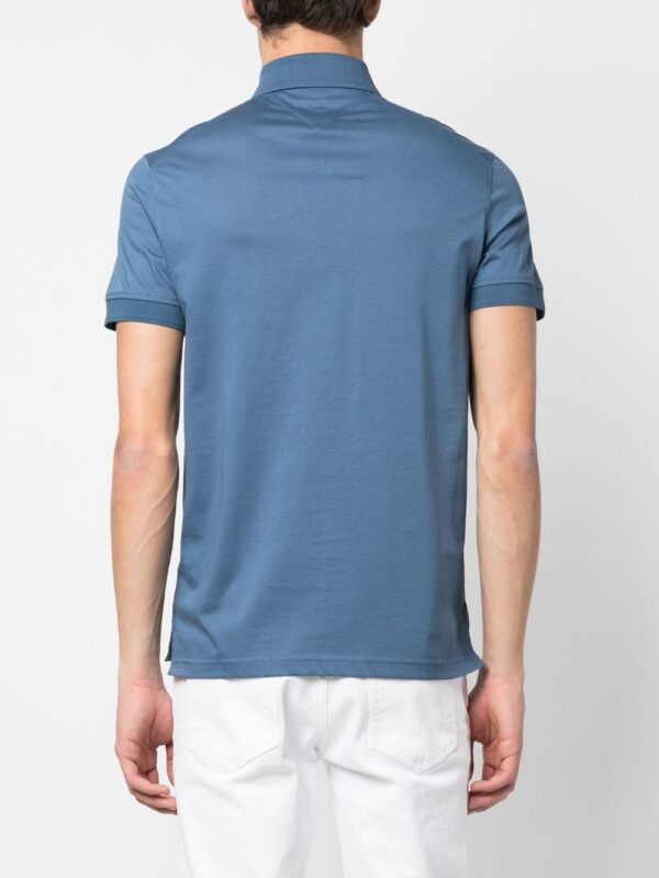 Tommy Hilfiger plain cotton polo shirt - Image 4