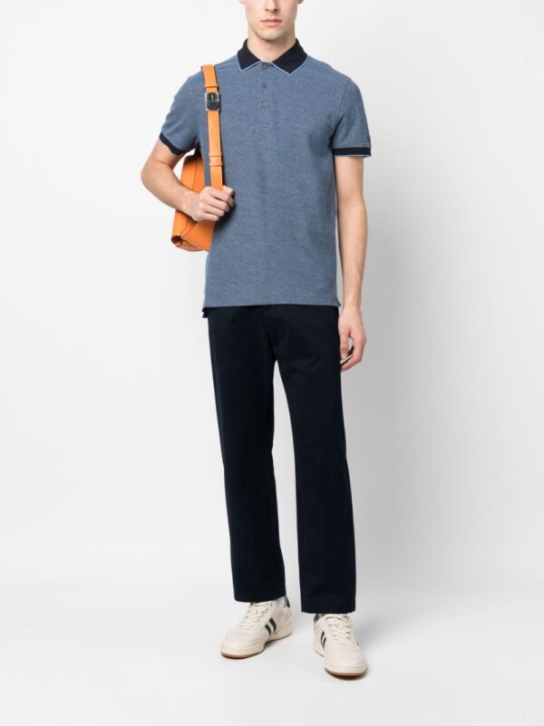 Tommy Hilfiger logo-patch cotton polo shirt - Image 2